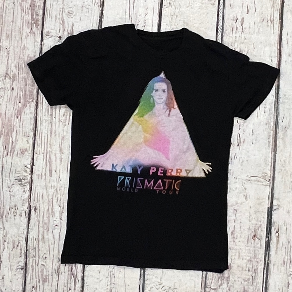 2015 Katy Perry Prismatic World Touri Pop Music Tee Shirt